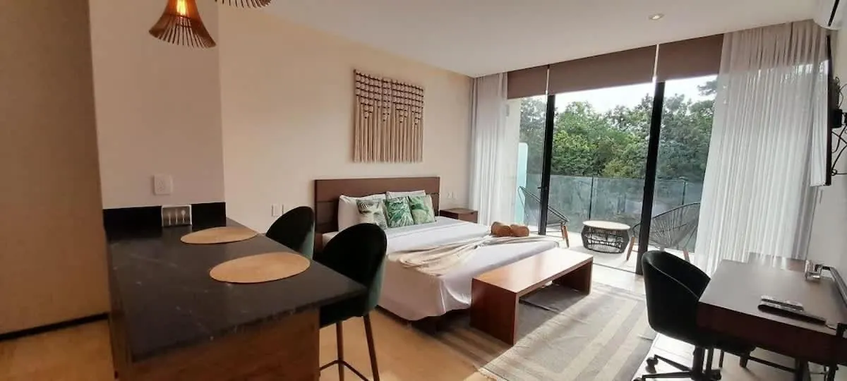 Tulum Hyde Home Office Master King Suite With Common Rooftop Pool Gym Wfi 0*,