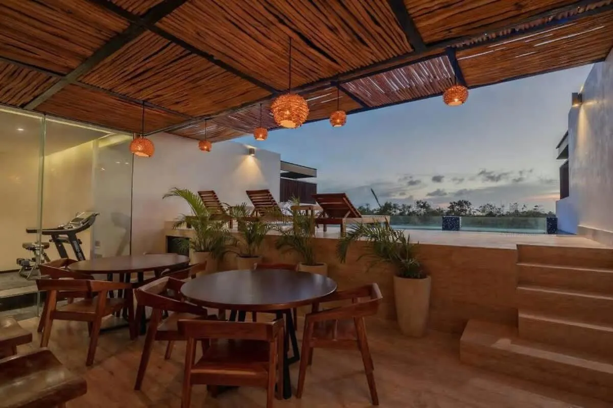 Tulum Hyde Home Office Master King Suite With Common Rooftop Pool Gym Wfi Mexico