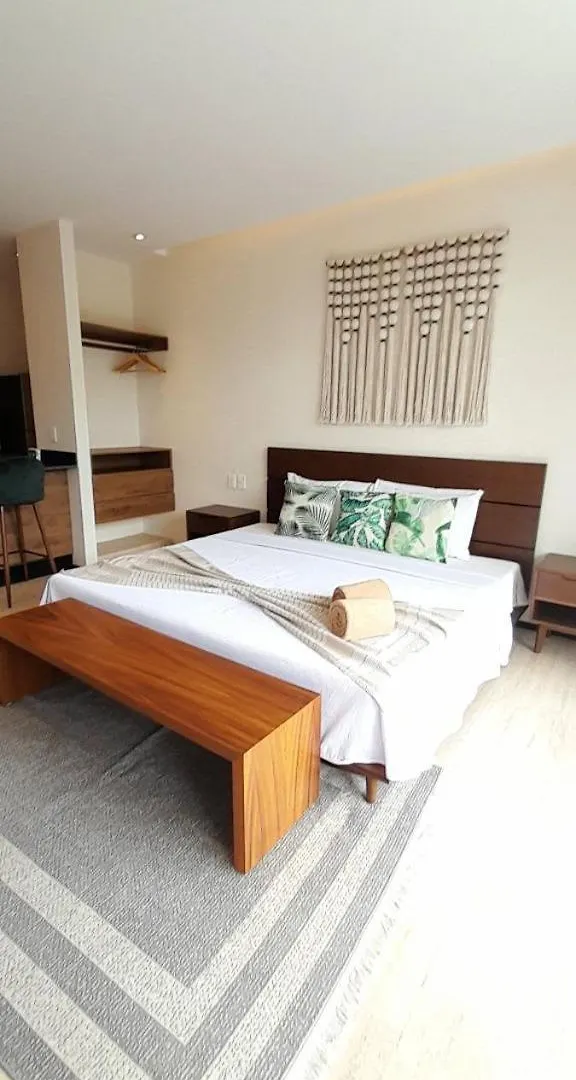 Tulum Hyde Home Office Master King Suite With Common Rooftop Pool Gym Wfi Mexico