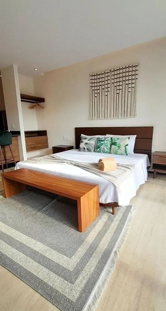 Tulum Hyde Home Office Master King Suite With Common Rooftop Pool Gym Wfi