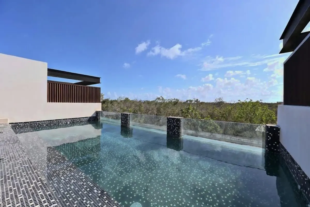 Tulum Hyde Home Office Master King Suite With Common Rooftop Pool Gym Wfi Apartment