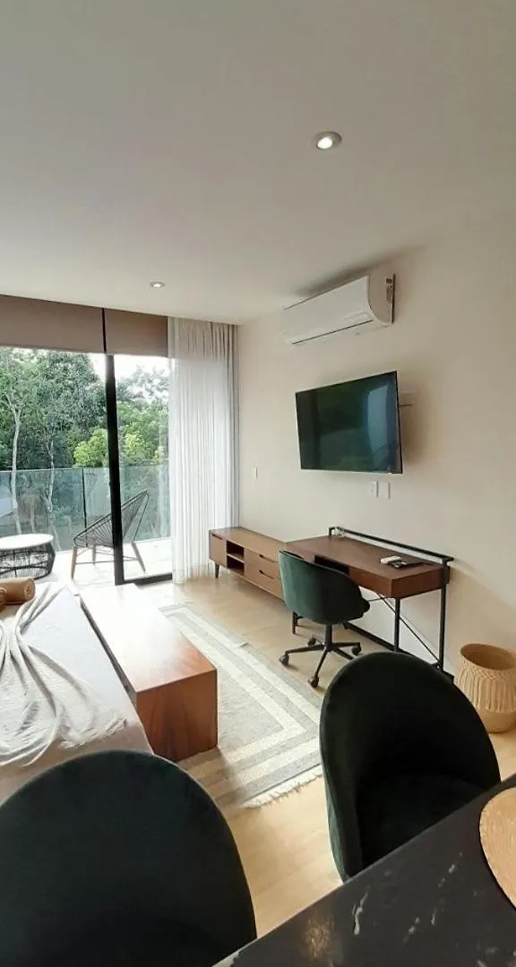 Tulum Hyde Home Office Master King Suite With Common Rooftop Pool Gym Wfi