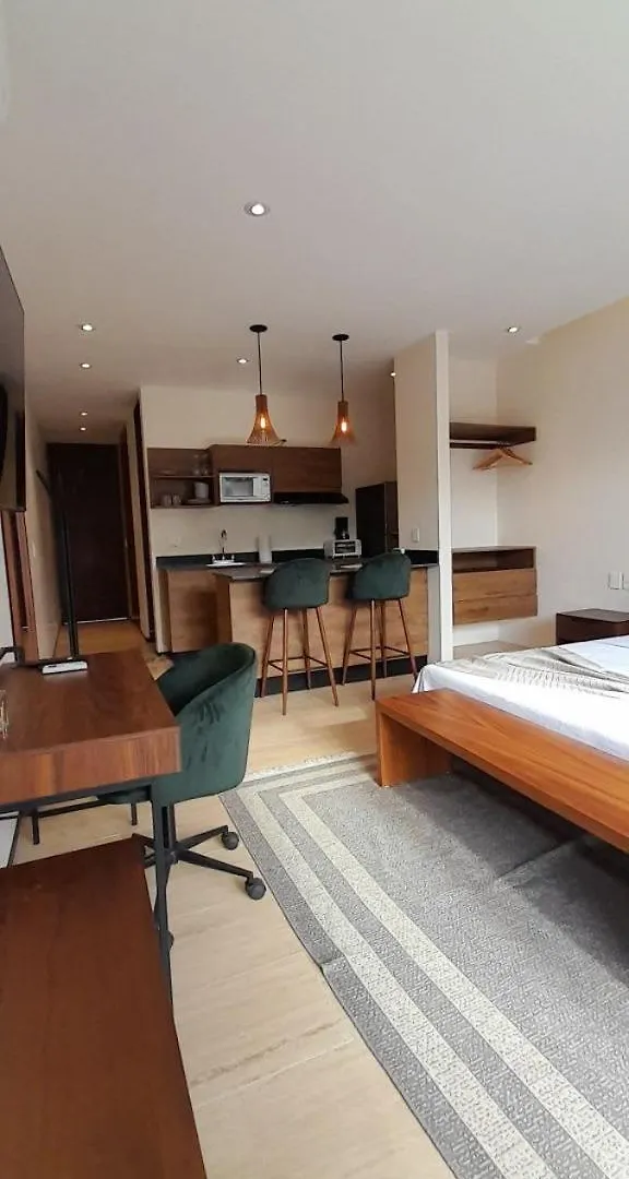 Apartment Tulum Hyde Home Office Master King Suite With Common Rooftop Pool Gym Wfi