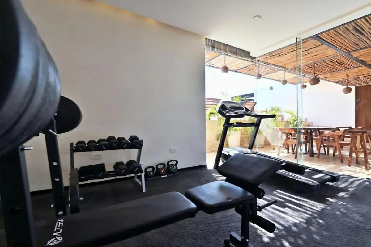 Apartment Tulum Hyde Home Office Master King Suite With Common Rooftop Pool Gym Wfi