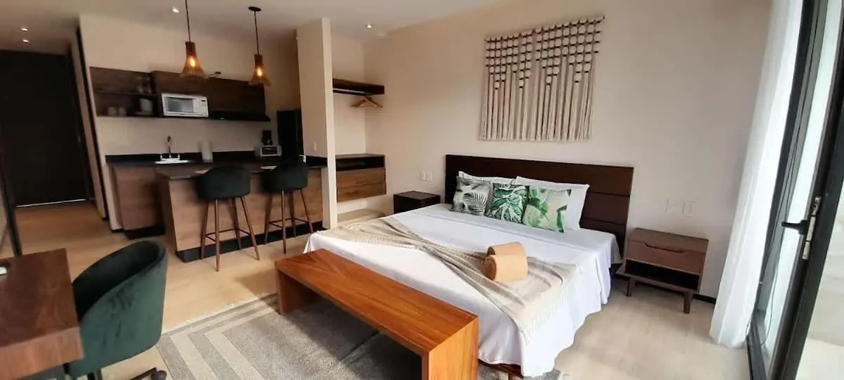 Tulum Hyde Home Office Master King Suite With Common Rooftop Pool Gym Wfi